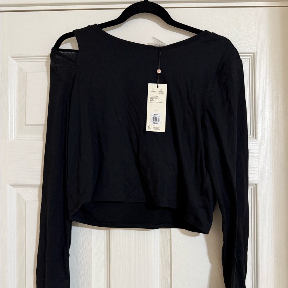 NWT CALIA Women's Essential Cutout Support Long Sleeve Shirt